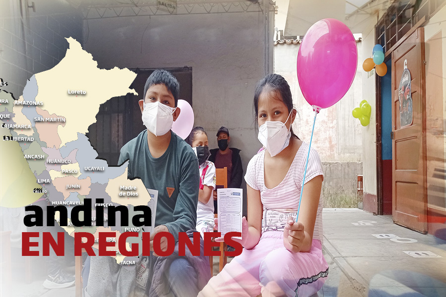 Coronavirus en Perú: más de 96 mil niños de 5 a 11 años cuentan con dos dosis de la vacuna en Áncash